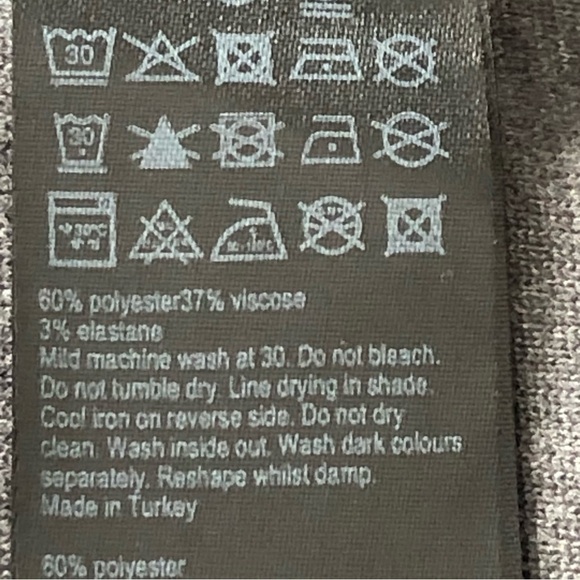 All Saints Gina Gray Draped Jacket Cardigan Size 6 - Picture 10 of 13